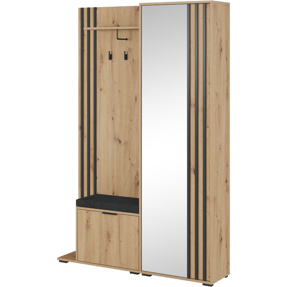 Černý šatník Laila Dab Artisan