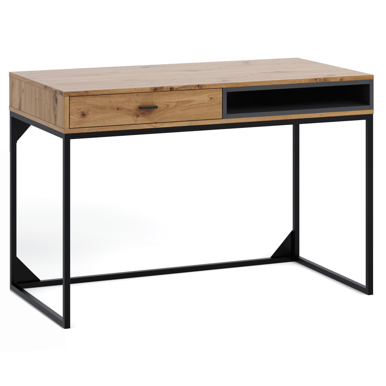 Psací stůl OLIER OE1 dub artisan / černá