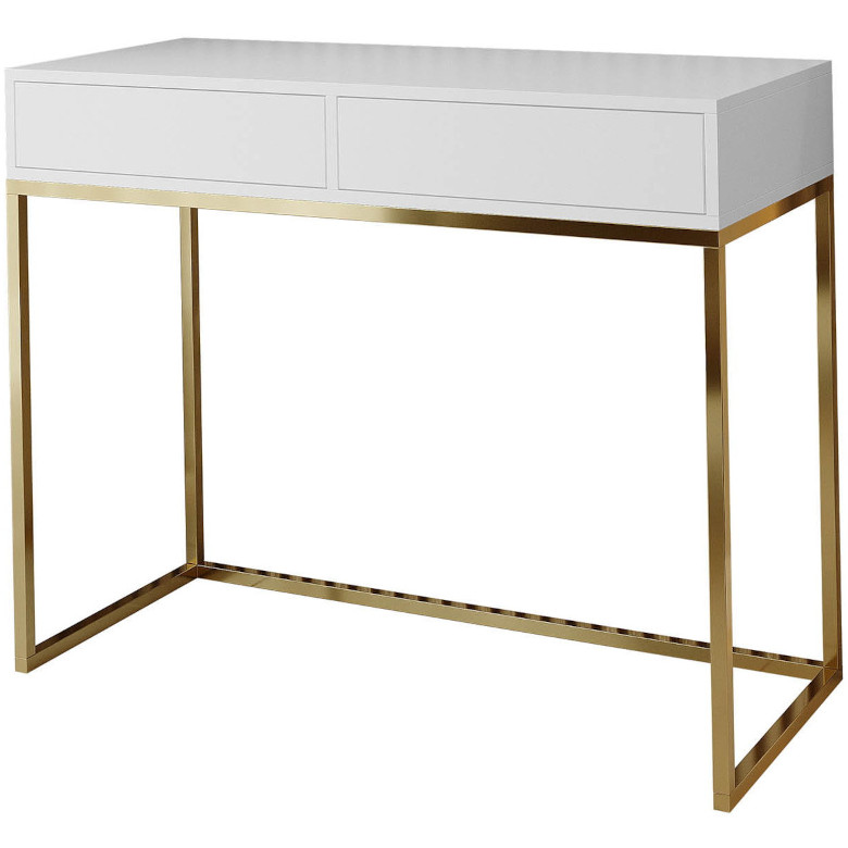 Toaletní stolek Alicante 100 zlatobílý