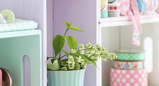 Dětský pokoj v pastelových barvách