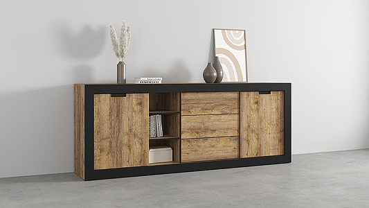 Nábytek systému TRUDO do obývacího pokoje